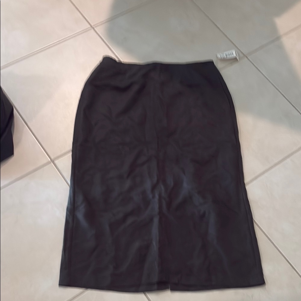 NWT vintage koret suede like green skirt sz 20 1311